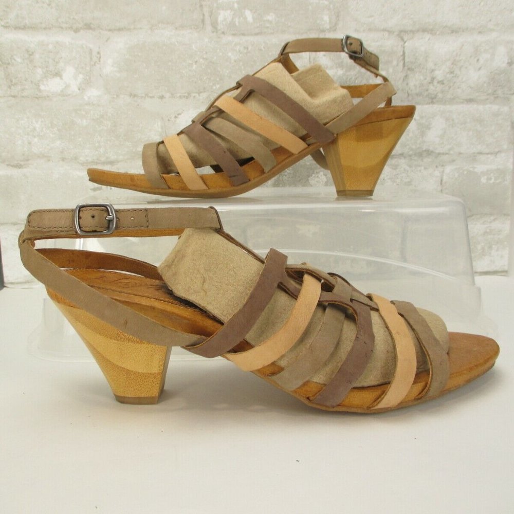 Naya Tatiana Sandals 10W Leather Strappy Comfort